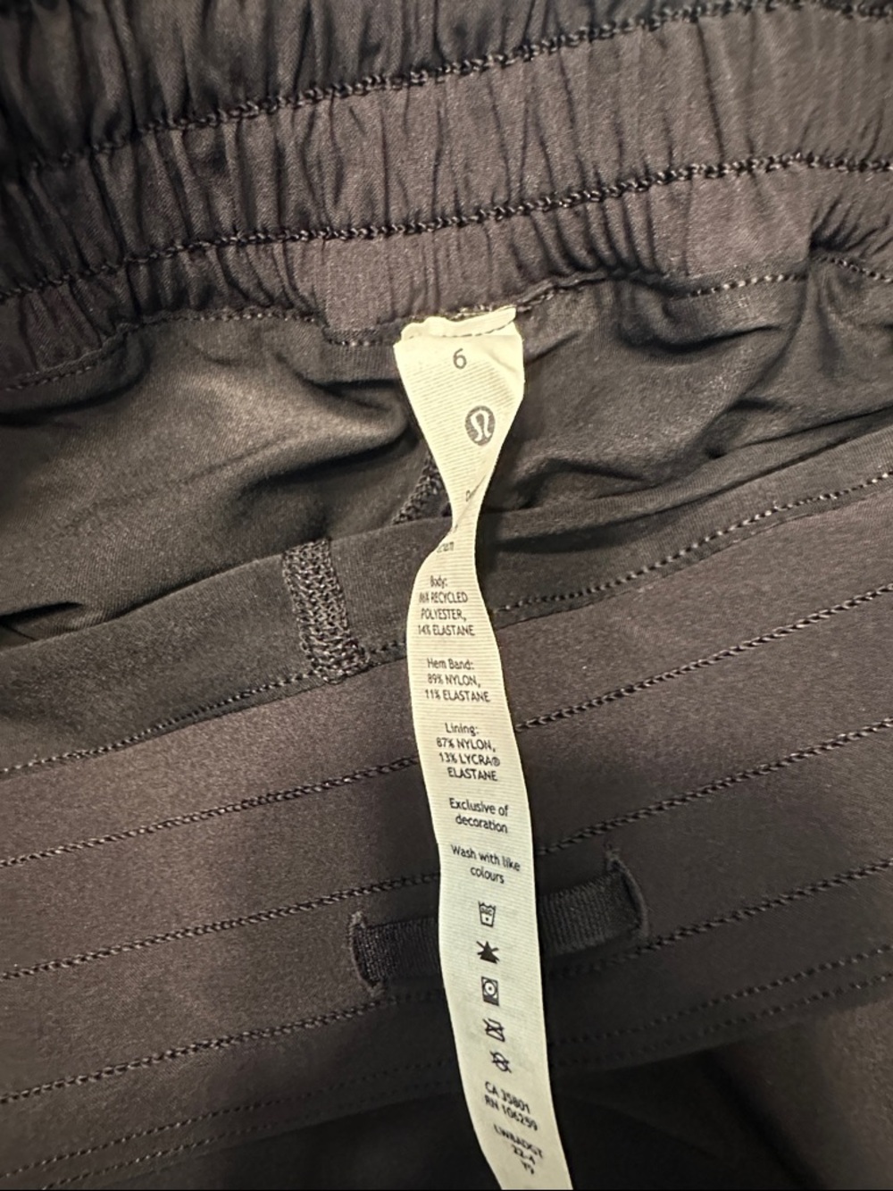 Lululemon Hotty Hot High-Rise Skirt *Long - Black - Picture 4 of 4